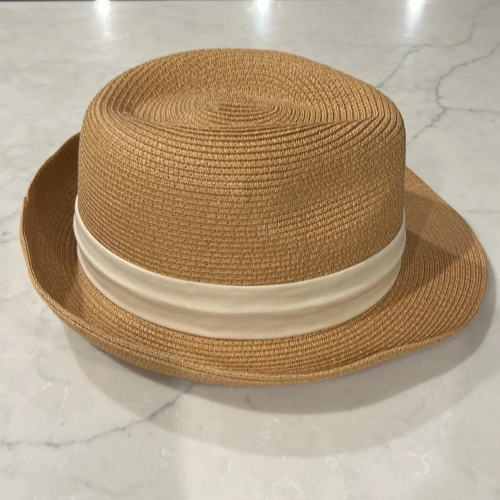 Brand New straw fedora - Picture 2 of 5